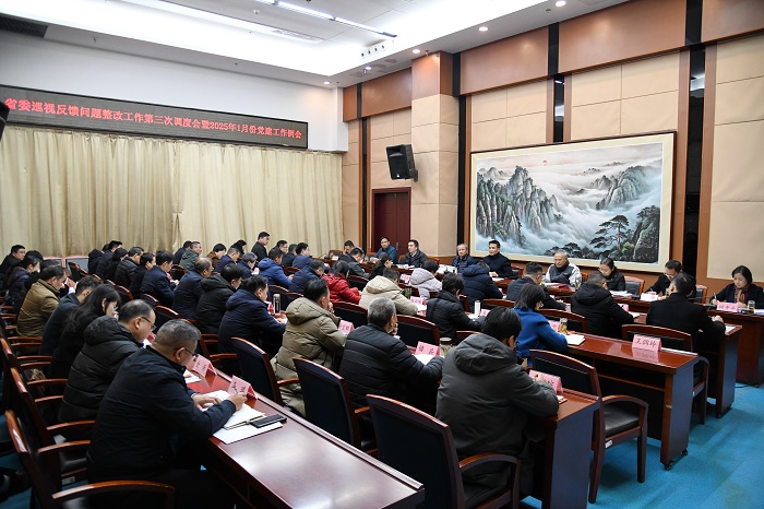 学校召开省委巡视反馈问题整改工...